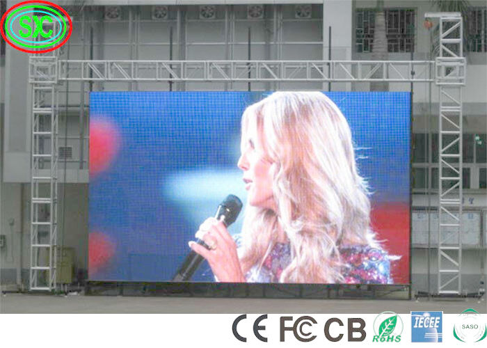 FCC IECEE 6000cd 40000 dots/m² 1R1G1B Stage Led-schermen full colour led-display