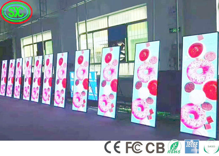 Outdoor Indoor P2 P2.5 P3 LED-posterweergave Move Smart Digital Video Advertising-scherm