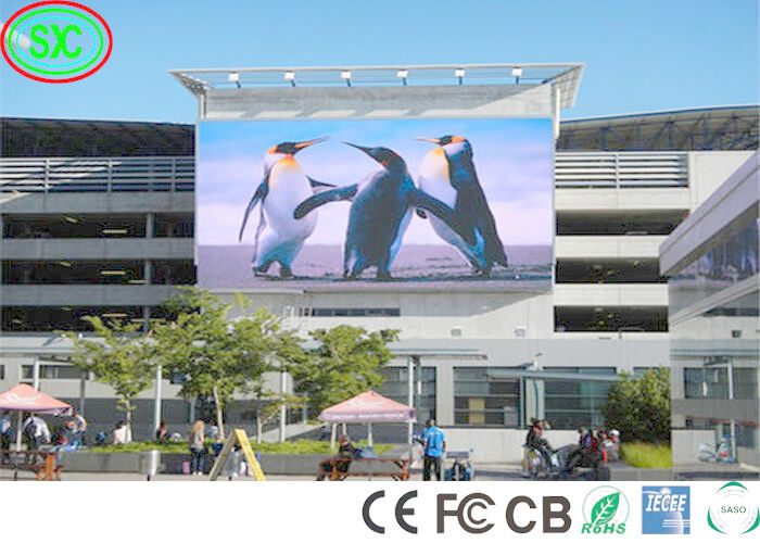 Outdoor P6 SMD2727 1R1G1B 7000cd/m2 Full Color LED-panelen Outdoor full color led display