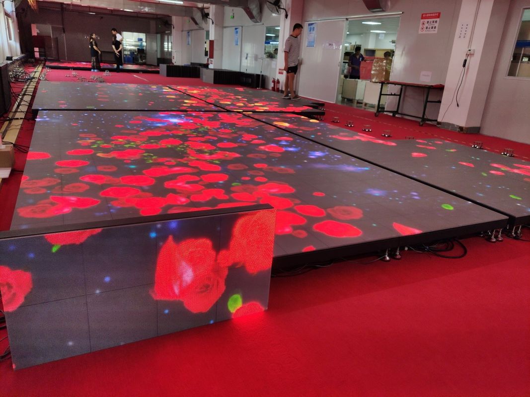 Full Color P4.81 Indoor Disco Party Event Draagbaar paneel Entertainment LED dansvloer panelen