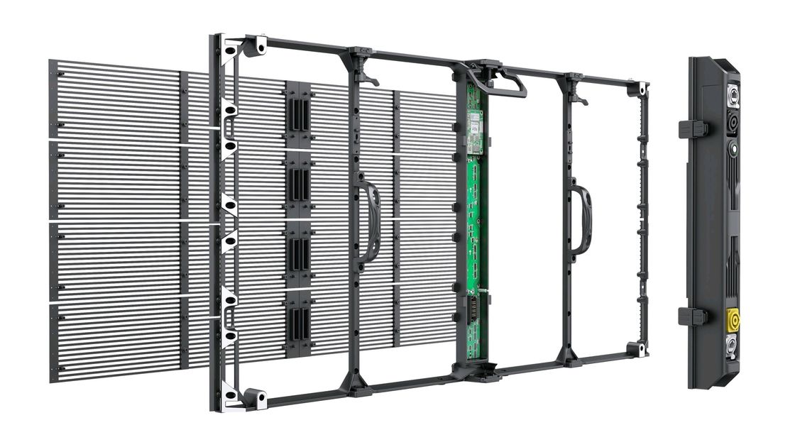 Lichtgewicht G7.82-7.82 Transparante LED-schermkast 6.2kg Module Gewicht 0.2KG/PC Rijmethode Rijmethode