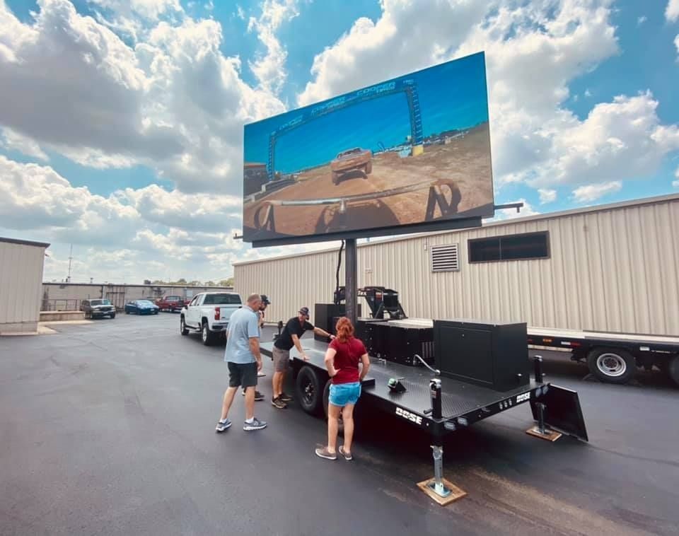 LED -scherm Outdoor LED Display Panel Screen P6 Full Color 960*960mm LED Video Wall
