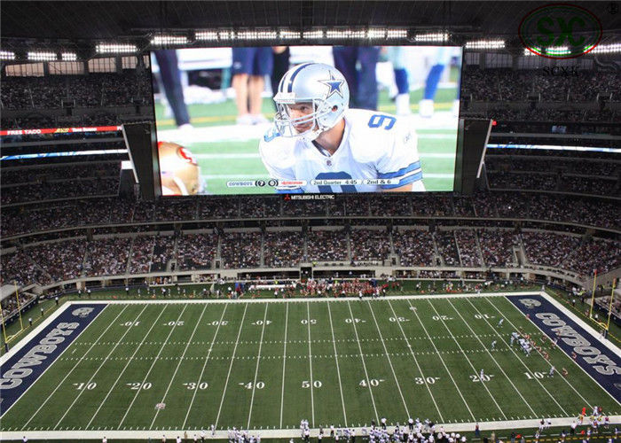 p10 stadion led display full color, led video scherm hoge helderheid stadion led display