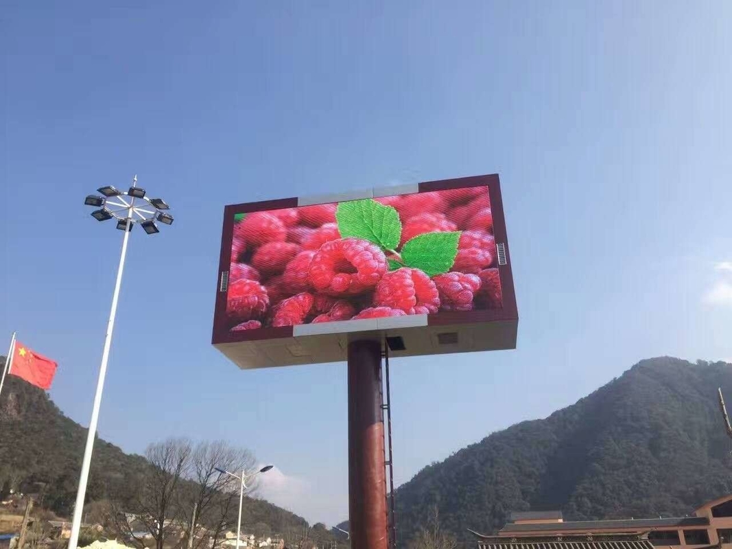 Maakt de Nationstar gouden draad openluchtp10 Kabinet Vaste installatie videomuur waterdicht Adverterend LEIDENE vertoning