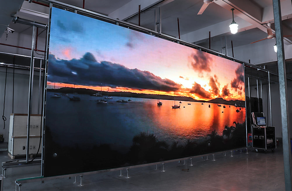 Binnenoplossingen Full Color LED-scherm P4 Wandmontage LED-videowandpaneel