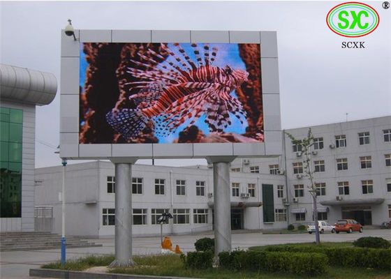 Goede prijs p8 SMD leidde de volledige kleur waterdichte reclame vertoning 1/4 die met ijzerkabinet aftasten online