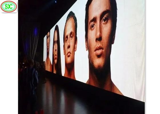 Ironie of het gieten de muurhelderheid 1200cd/m2 van TV van het Aluminiumpaneel P3 binnen geleide