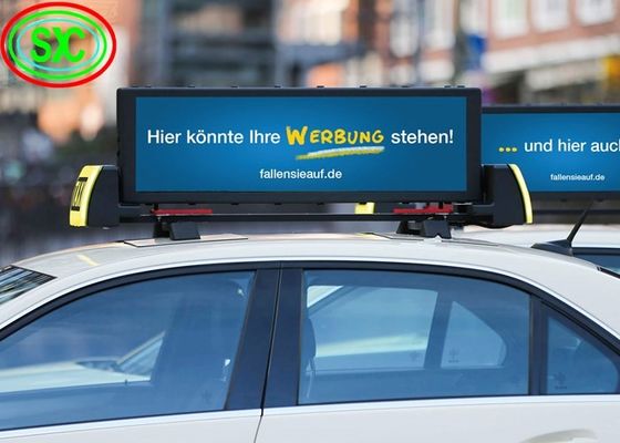 Goede prijs P4 maak Video de Auto LEIDENE van IP65 Tekenvertoning, taxidak geleide vertoning waterdicht online
