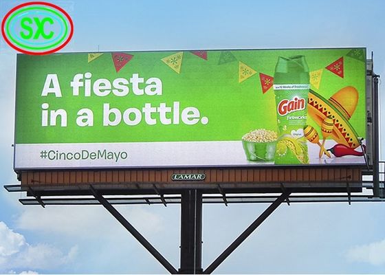 Openlucht Volledige de Kleuren LEIDENE van HD P10 Vertoning 1R1G1B, 100000hours-het Levenstijd Vaste Installatie