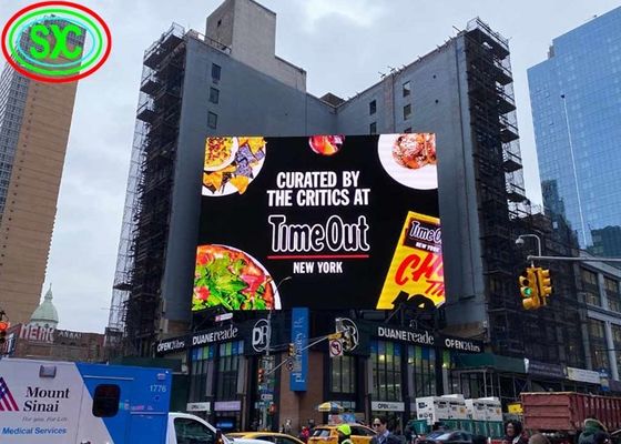 Goede prijs P10 LED Billboard, 32X16 High Resolution LED Display 3 jaar garantie online