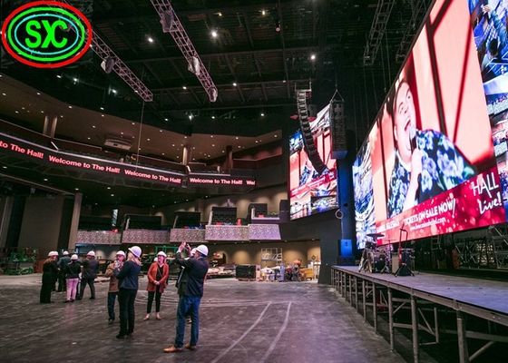 Goede prijs Super Dunne het LEIDENE van de Reclame Binnen Volledige Kleur Vertoning P3.91 Brede Bekijken Hoek voor Wandelgalerijen online