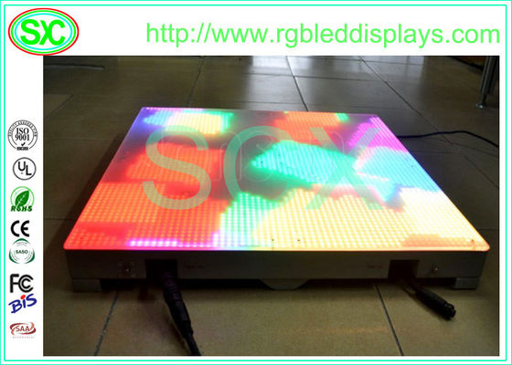 Goede prijs Interactief Gevoelig Aantrekkelijk Acryl LED Disco Dance Floor Panel RGB Kleurverandering online