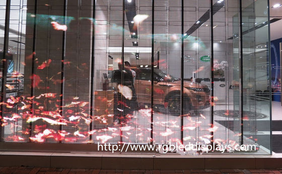 Goede prijs Indoor Outdoor Transparant LED Scherm P3.91-7.82mm 3000CD Helderheid online