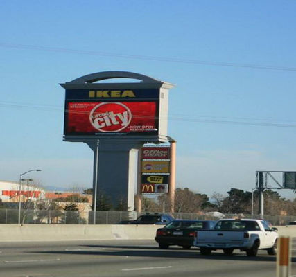 Goede prijs Rgb Full Color P10 Outdoor Led Billboards Smd3535 Dichtheid 10000 Energiebesparende outdoor led billboards online