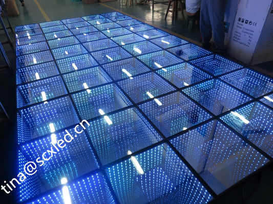 Goede prijs Indoor full color Portable LED Dance Floor Panel 4.81mm Pixel 500x500mm Kasten online
