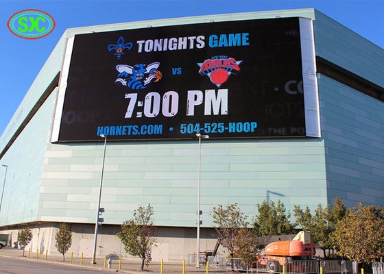 Hoge Resolutie 3840hz leidde de Openlucht Reclame Volledige Kleur Vertoning P10 Bouwend het LEIDENE Scherm SMD3535