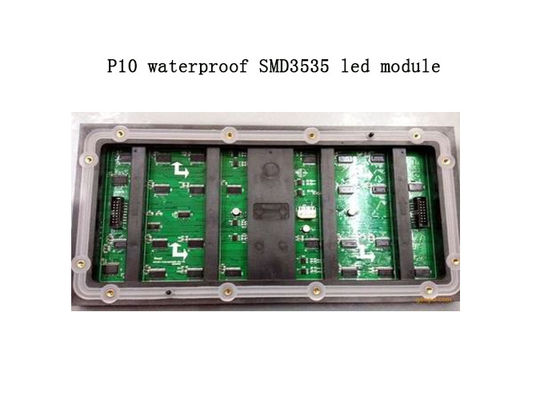 Goede prijs Waterdichte van de LEIDENE van P10 SMD 1R1G1B Grootte 320*160mm die 1/4 Vertoningsmodule aftasten online