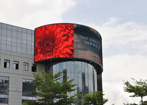 Goede prijs P8 Buitenwaterdicht Wandgebouwde Curve Flexible Video Advertising Led Display Screen online