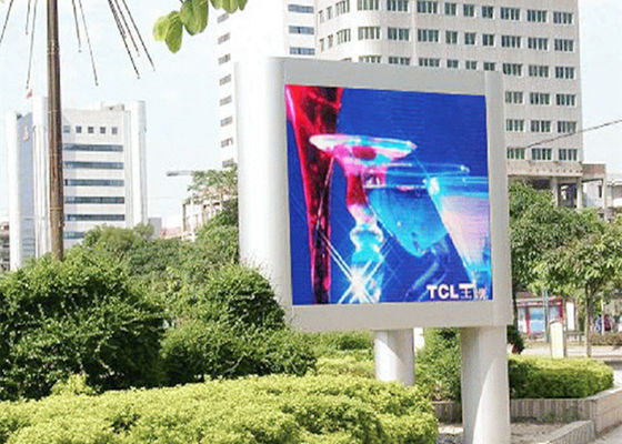 Goede prijs Ultra dunne hangende reclame led-schermen naadloze full-color led-scherm P10 online