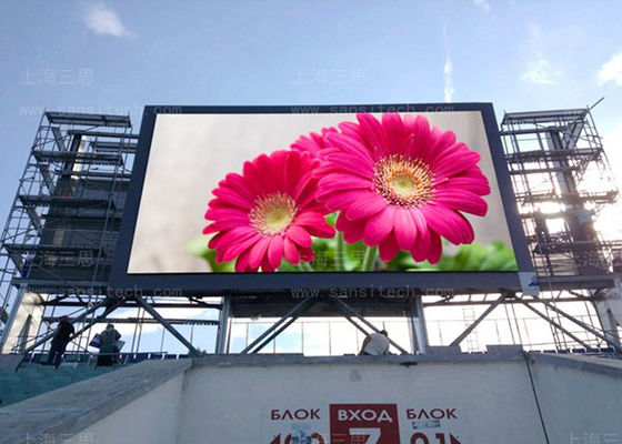 P6 Outdoor Full Color LED Display 6mm Pixel Pitch 5000cd/m2 Helderheid