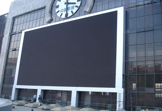 Goede prijs Buitengebied Hoge helderheid P6 Waterdicht Reclame Full Color LED-billboards Voor winkelcentrum online