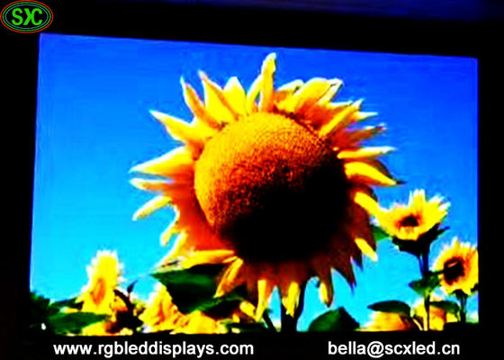 Verhuur van scherm ijzeren doos / gegoten aluminium P20 waterdicht LED-scherm video muur buiten dynamische poster reclame