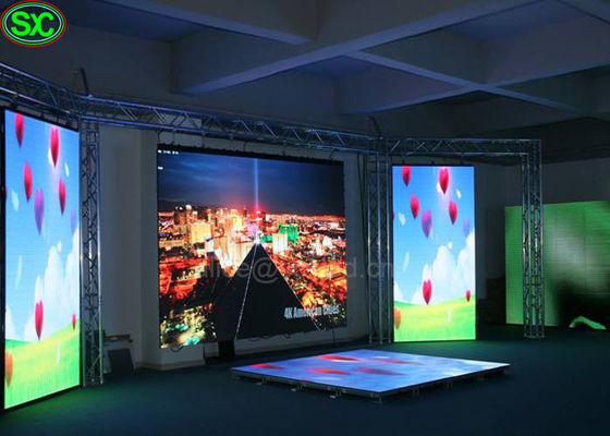 SMD 2121 HD Geleide Gordijn Videomuur met het Systeem van Meanwell Novastar, het Kabinetformaat van 1000x1000