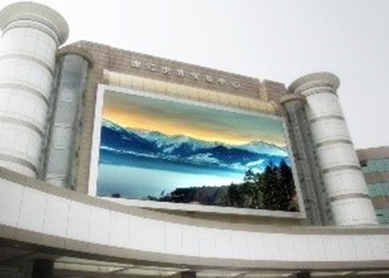 P10 Buiten LED Display 10mm Pixel Pitch IP65 waterdicht