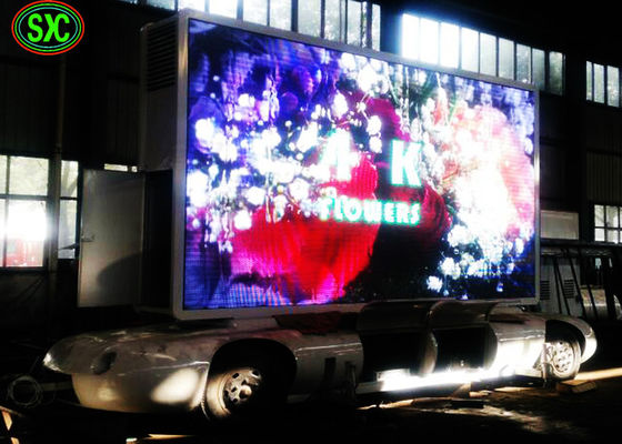 Goede prijs Video Outdoor Mobiele Truck Led Display, Trailer / Voertuig Mobiele op een truck gemonteerd led scherm billboard Online