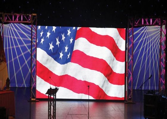 Hoge helderheid P6 Huur Full-Color LED Display In Die-Cast Aluminium, 64x32 Dots