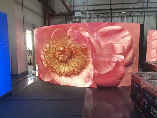 Indoor P3.91SMD Full Color LED Display Die-Cast Aluminium Screen 65410 Dots/Sqm Dichtheid