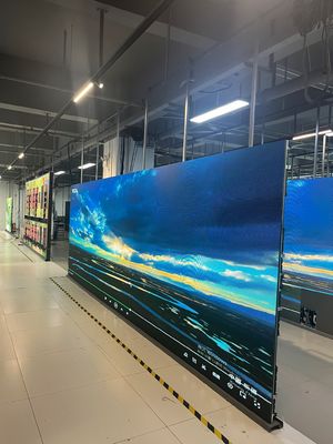 Goede prijs Vaste full-color LED die-cast aluminium reclame scherm ijzeren kast, 111111 punten / m2 online