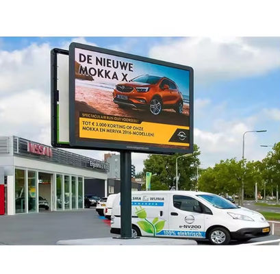 Goede prijs Ultra-dunne full-color outdoor advertentie LED die-casting aluminium kast P8 milieuvriendelijk online