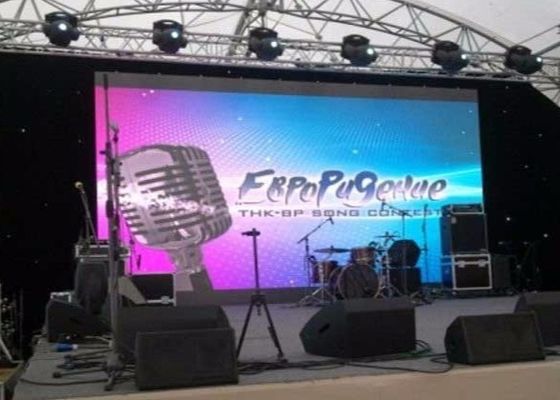 Goede prijs P6 Waterdicht Kasteel Led Huur Billboard, Hoog Helderheid LED Video Wand Display online