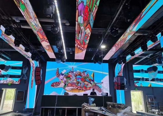 Goede prijs Indoor/Outdoor HD Verhuur Scherm Aanpasbaar Full Color Stage Background LED Scherm P5 Wide Viewing Angle online