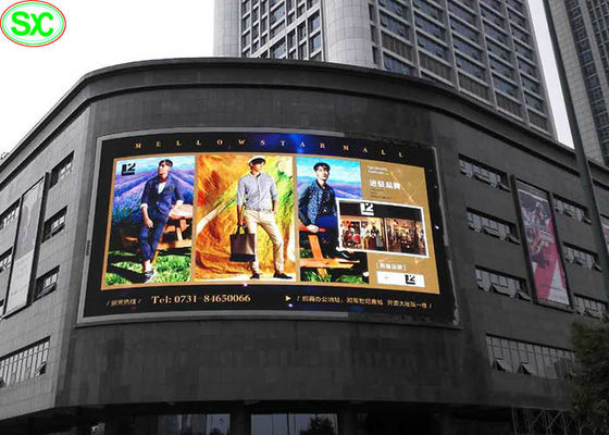 Het openluchtp10 Geleide Video RGB LEIDENE van de Muurvertoning Scherm met Hoge Vernieuwingsfrequentie