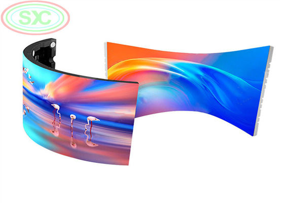 Flexibel zacht P3 P4 P2.5 module opvouwbaar cirkelvormig SMD 2121 zacht cirkel videomuur