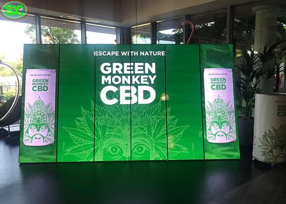 Aluminiumpaneelmateriaal Advertentie LED-schermen met SMD2121 LED-chips voor effectieve marketingstrategieën