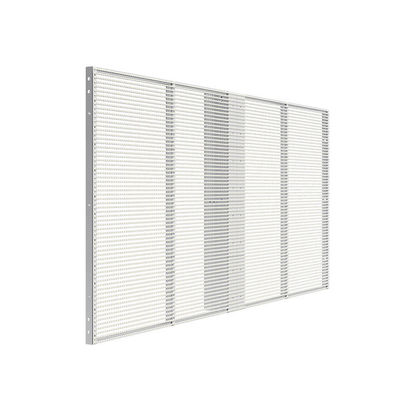 Aluminium Kast Materiaal Transparant LED Scherm De Perfecte Combinatie van en Prestaties