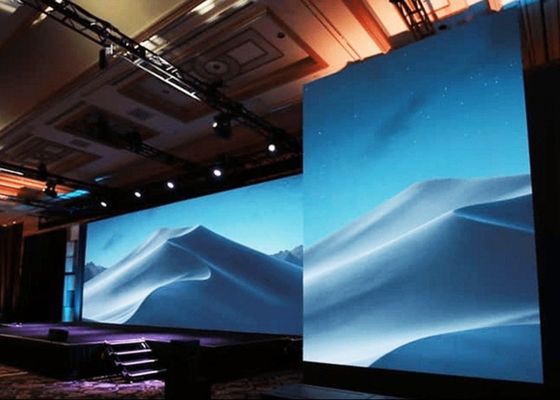 P4 4mm Indoor Full Color Verhuur LED Scherm 600W/M2 160° Kijkhoek