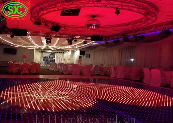 Goede prijs Waterdichte LED dansvloer -20°C tot 60°C Spanning 220V voor uw entertainmentruimte online