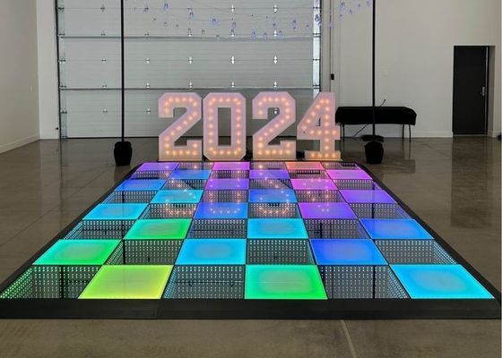 Goede prijs Binnen Buiten 4.81mm Pixel Waterdicht LED Dansvloer Paneel IP65 500x500mm online