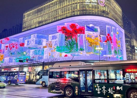Goede prijs Verhuur Flexible Flicker Free P10 LED Display Box 1/4 Scanmodus IP67 Online