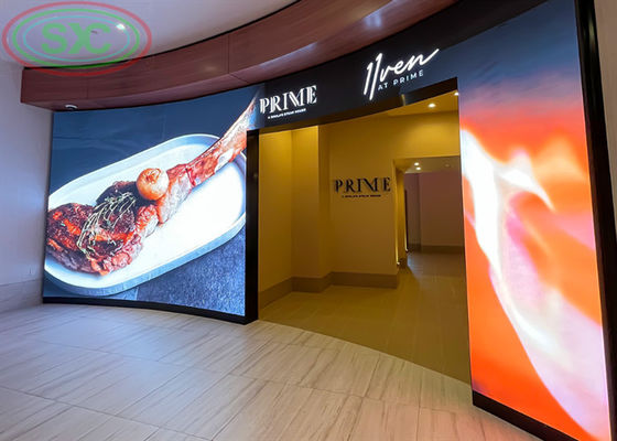 Verhuur naadloze LED-wand binnenverhuur P3.91 LED-borden reclame achtergrond