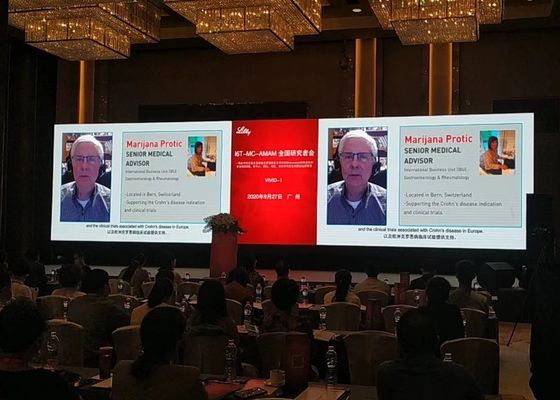 Goede prijs Ultra-dunne LED-displaybord met hoge resolutie 3-in-1 RGB voor kerken, conferentiezalen, tentoonstellingszalen online