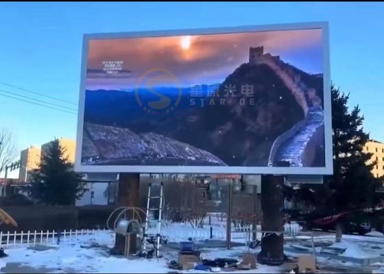 Goede prijs Buiten Full Color Waterproof LED Display P10 Advertentie Scherm Hoogwaardige 1/4 Scan Mode online