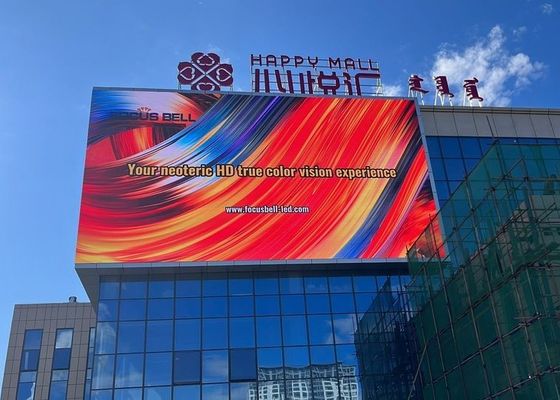 Goede prijs Reclame Buiten Full Color LED Display Scherm P8 Vaste waterdichte IP65 1/16 Scanmodus online