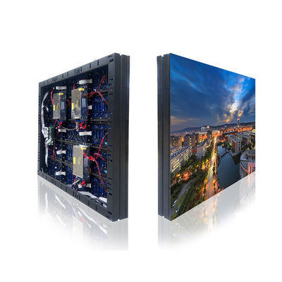Goede prijs P7.62 Buitenscherm met LED-verhuur SMD3528 732mm X 732mm Ultradun ijzeren kast 3 jaar garantie online