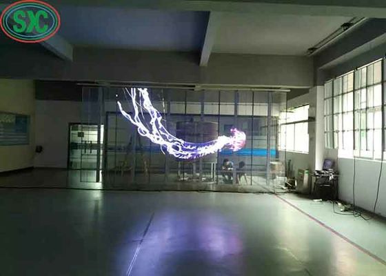 Goede prijs SMD2121 G10.4 Doorzichtig LED-scherm voor binnenruimte, volkleurig, lange levensduur online