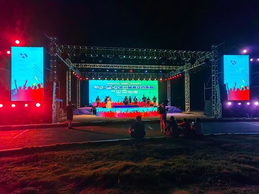 Goede prijs IJzeren kas Advertentie LED-scherm, Full-Color Outdoor LED Display Verhuur, Geschikt voor straten en commerciële straten online